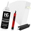 HAGOT 4 Kit Riparazione Premium per L'impugnatura da Golf, Completi Nastro Adesivo per Impugnatura da Golf, Lama a Uncino, Morsetto in Gomma e Solvente