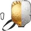 CNTDBU Sun Moon - Custodia per pagaia da pickleball, in neoprene, con tasca in rete, moschettone per borsa da palestra