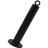 Tufgo Barra di carico in acciaio resistente, per palestra domestica, compatibile con piastre da 20 mm, 25 mm, 48 mm, per canottaggio, cintura addominale, colore nero (4,8)