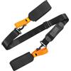 ZEPFJHE Sgancio rapido Sci Portasci Cinghia per il trasporto sicuro Mani Libere EVA Costruzione Ergonomica Sport Invernali Accessori Sci Binding Strap