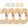 Meyjlgh Supporto da parete per kayak, antigraffio, in legno, per kayak, paddle, garage, soggiorno, camera da , balconi, esterni e interni