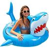 Generico Divertente Gonfiabile Squalo Piscina per Adulti Anello Gonfiabile per
