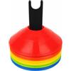 Hellery Marker Allenamento Calcio Coni Agilità Dischi Segnalatori Polietilene per Allenamento Professionale Giocatori Campo, Logo Disc Handbag 1