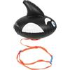 TOVINANNA Galleggiante Gonfiabile per Nuoto in PVC Nero per Adulti con Sicurezza Migliorata in Acque Libere e Resistenza alla Pressione dell'Acqua per Snorkeling
