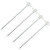Tsophreniq 4pcs Outdoor Terra Campeggio Pali Ancore Pioli Antivento Tenda Pali Accessori Esterni Ancore Sicuro