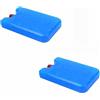 Jingyash Elementi Refrigeranti, 2 Pezzi 600ml Ghiaccio per Borsa Termica, Mattonelle Refrigeranti per Borsa Frigo Contenitori Termici Refrigeratori d'aria, Riutilizzabili B-locchi di Ghiaccio per Congelatore