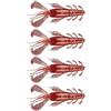 ZEPFJHE 4pcs Pesca Swimbait Attrezzatura Da Pesca Accessori 10cm 10g Soft Lure Baits Gamberetti Esche Gamberetti Lure