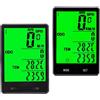 Caswynlife Computer da bicicletta wireless cablato con schermo grande da 2,8 pollici, tachimetro impermeabile IPX6 con retroilluminazione lunga, dispositivo GPS multifunzione per bici da strada (stile