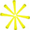 Nukinp T-Shirt Professionali da Golf in plastica Golf Club Sports, Giallo 25 Pezzi 70 mm e 1