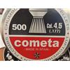 Genérico Palline diabolo 4,5 mm (.177) testa piatta, 500 pezzi in latta, per carabina ad aria compressa e tiro sportivo a bersaglio