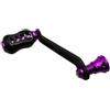 NiuLumea Maniglia a braccio singolo in fibra di carbonio per mulinello Fuego 70mm Modificato Rocker Arm con cuscinetti Grigio