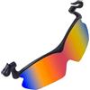 YROHGKPN 2 sport con clip regolabile per cappello, occhiali polarizzati per ciclismo, pesca, design leggero, occhiali da sole polarizzati per esterni