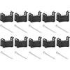 AIQWOJD Gruppo Freno a Fascia Posteriore Biciclette Tambu Misura per SHIMANO XTR M965 M975 Misura per Saint M800 Misura per Deore XT M765 M775 Misura per SLX M665 M535 Pastiglie freno(8pair resin 01D)