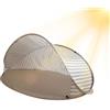 Genérico Tenda da campeggio impermeabile per escursionismo, per dormire a prova di sole, 180 x 125 x 85 cm, rifugio per campeggio a forma di cupola, attrezzatura da viaggio, protezione dalle intemperie