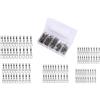 Fish4all Snap And Swivel Box (95pcs) - Girelle da Pesca