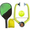 Opilroyn Allenatore di paddle, kit di allenamento da appendere, attrezzatura regolabile con racchetta e borsa per giochi interni in casa, giardino o feste