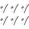 Tuminita 6X Durevole Nylon Sostituzione Kiteboard Kitesurfing Kite One Pompa Valvola Morsetto Tubo Accessori Kit Attrezzatura Tubo Kite e Morsetto