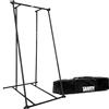 Gravity Fitness Barra per trazioni, portatile, per allenamento a casa, palestra, calisthenics e allenamento con pesi corporei, rack regolabile per trazioni e dip station (con estensione) (con borsa e