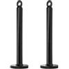Tuminita 2X Gym Weight Pin Loading Rack Fitness Pulley Cable System Attachment Manubri Supporto per Bilanciere per Sollevamento Pesi-A