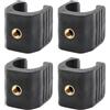 RUINBNC 4pcs Torcia Morsetti di Montaggio 1 / 4 Filo Pesca Mount Holder Light Clip per Pesca Notturna Outdoor Viaggi Supporto Multifunzionale