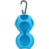 Tsophreniq Borsa professionale per palline da golf e accessori, con chiusura a moschettone, portatile, in silicone