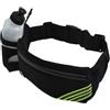 Tufgo Marsupio per sport all'aria aperta, cintura da corsa per idratazione, marsupio sportivo, fitness, cintura elastica regolabile in vita (nero)