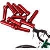 Generico Cappellino freno per bici- Cavo del cavo freno | Punta di estremità del filo del cambio cavo | CAVO BIKE FACCHI CAVI SHIFF | Ferrule in lega in lega di alluminio per bici da strada e bicicletta di mo