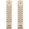 Fackelmann 9986550 Set di 2 16364 Legno, Interno, Esterno, Murale, Legno, 25 cm