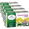 L'Angelica, 1 Astuccio da 18 filtri di Tisane Calma Colon Active, Infuso Funzionale con Finocchio Malva e Liquirizia, Azione Lenitiva e Emolliente (Confezione da 4)