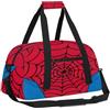 Ackutea Borsone da viaggio per bambini, borsa sportiva da palestra per ragazzi, scuola o durante la notte, weekender, pigiama party, allenamento, Ragnatela rossa e blu, Borsone