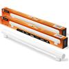 SINCELIGHT S14s Lampadina LED 500mm per Specchio da Trucco, Doppio attacco, 10W, 1100lm, Bianco Caldo 2700K, CRI Elevato 92, Illuminazione per Trucco, Tubo LED per Bagno, Confezione da 2
