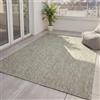 benuta Basic Tappeto da esterno Iowa - Grigio scuro 160x230 cm - Boho Juta-Look - Impermeabile UV balcone, terrazza, giardino, cucina, soggiorno - Robusto