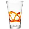 Bormioli Rocco BORMIOLI Lot de 6 chopes 38 cl Orange - Ceralacca - BORMIOLI