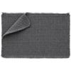 GALIZZI BERGAMO 1949 Galizzi Tappeto Bagno Antiscivolo 50x80 cm Alma Nido d'Ape Waffle 3D 1000 gr/m² - Assorbente Morbido Asciugatura Rapida - Design con Frange - Made in Italy (Grigio)