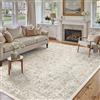 HUGEAR Vintage Tappeto Salotto Marrone Tappeti 150x210cm Soggiorno Antiscivolo Lavabile in Lavatrice Tapette Camera da Letto Sala Ufficio Bambina Bambino Pelo Corto Grande Carpet