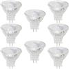 EKSAVE Lampadine alogene MR11 12V 20W GU4 Bi-Pin Base Spotlight Illuminazione orizzontale Dimmable Precision Riflettore alogene Lampadina in fibra ottica 20 Watt 12 Volt (Confezione da 8)