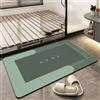 TOKLYUIE Tappetino da bagno super assorbente, antiscivolo, anti muffa, ad asciugatura rapida, semplice tappetino da cucina, lavabile in lavatrice, grande tappeto per soggiorno (40 x 60 cm
