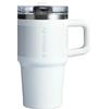 STANLEY Quencher ProTour - Bicchiere con cannuccia apribile con coperchio a prova di perdite, 20 once, cannuccia e manico integrati, compatibile con portabicchieri da viaggio, in acciaio inox isolato