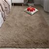 DYINDUN Tappeti per Soggiorno 110 x 170 cm Morbido e Antiscivolo Tappeti Salotto Carpet Lavabili per Soggiorno, Tappetino per Il Letto, cammello