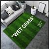 SHAOPENGA Area Tappeto Tappeto Verde Bagnata Tappeto Antiscivolo Danza Peluche Divano Tappeto Decorativo Antimacchia 100X160Cm