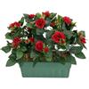 Flair Flower Arbusto di rose selvatiche artificiali in scatola, 30 cm, decorazione per matrimoni, fiori di seta