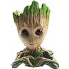 ZUSONUD B-Best Baby Groot Pen Pot Tree Man portapenne o vaso di fiori con foro di drenaggio, perfetto per piccole piante grasse, 15,2 cm