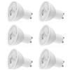 Noa Home Deco Pacco 6 GU10 LED Lampadina 5 W 220V, 3000 K Bianco Caldo, 550 Lumen, 38° Angolo Luce, Non Dimmerabile Riflettore Lampada, Risparmio Energia GU10 LED Faretto per Soggiorno, Cucina, Camera
