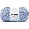 Bernat - Manta para bebé BB Lovely Blue Yarn - 1 paquete de 10.5 oz/300 g - Poliéster - #6 Super voluminoso - 220 yardas - Tejer, ganchillo y manualidades, hilo grueso de chenilla