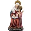 DRW Figura Santa Anna con la Vergine Maria in Resina Dipinta a Mano 10x5x20 cm