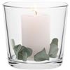 TREND FOR HOME Portacandele 16 cm Contenitore per Candele Vaso Fiori Vetro Grande Vasi in Vetro Vaso per Fiori Vaso da Interno Vaso Transparente Centrotavola, 2395 ml, ⌀ 17.2 cm, Tansy