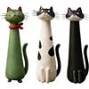 Generico Vaso Per Fiori A Forma Di Gatto, Confezione Da 3 Vasi Da 19 Cm Per Fiori, Simpatico Vaso Decorativo A Forma Di Gatto Per Casa, Soggiorno, Ingresso, Camera Da, Libreria, Matrimonio, Fidanzamento