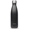 Qwetch - Bottiglia isolata in acciaio inox Roc - Nero - 500ml - 24h fredda e 12h calda - impermeabile, senza BPA e riutilizzabile - per lo sport, i viaggi e l'ufficio