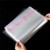Zydiwo 400 Pezzi Sacchetti di Cellophane Trasparente Sacchetti Plastica Autoadesivi OPP Plastica Alimenti Sacchetto per Decorare Caramelle Biscotto Natale (18 * 36cm)