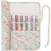 Coopay Set di Uncinetti Tunisini da 27 cm, 11 pezzi di Ferri da Maglia Tunisini in Alluminio,con Borsa a Rullo, Set di Uncinetti Afgani, Uncinetto Tunisino 2mm - 8mm, Colorato